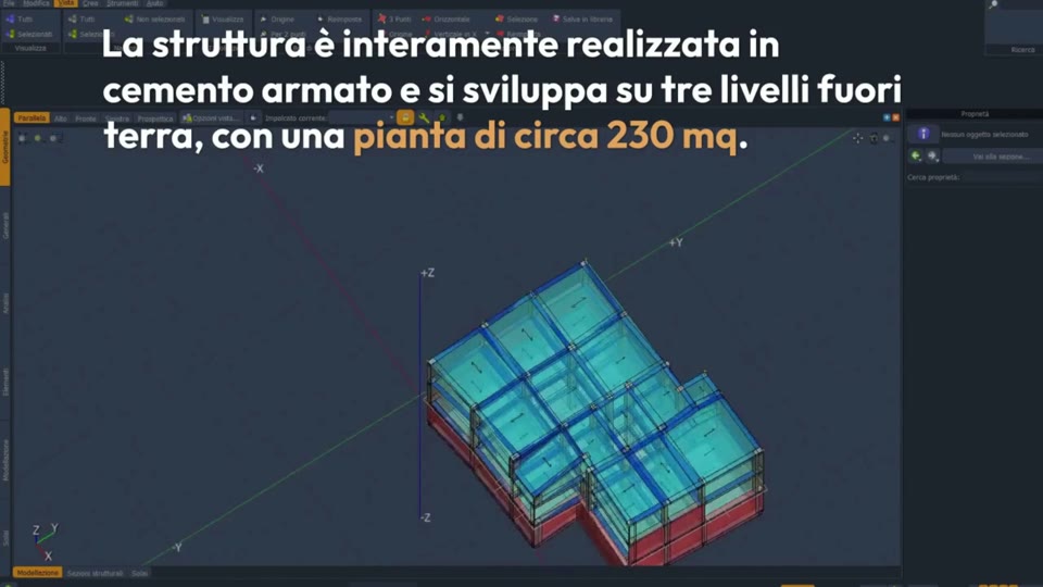 Anteprima del progetto di un edificio residenziale interamente elettrico sui Monti Sibillini